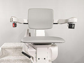 large seat chair stair lift curved wide
