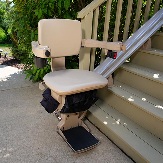 Bruno Elite SRE2110E exterior electric chair lift for stairs in Las Vegas